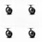 Service Caster 2.25 Inch Bright Chrome Soft Tread Ball Caster - Top Plate - SCC, 4PK SCC-TP01S214-DCR-BC-TP2-4 - alternate 1